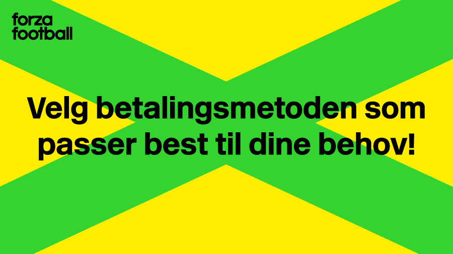 Velg betalingsmetoden som passer best for deg